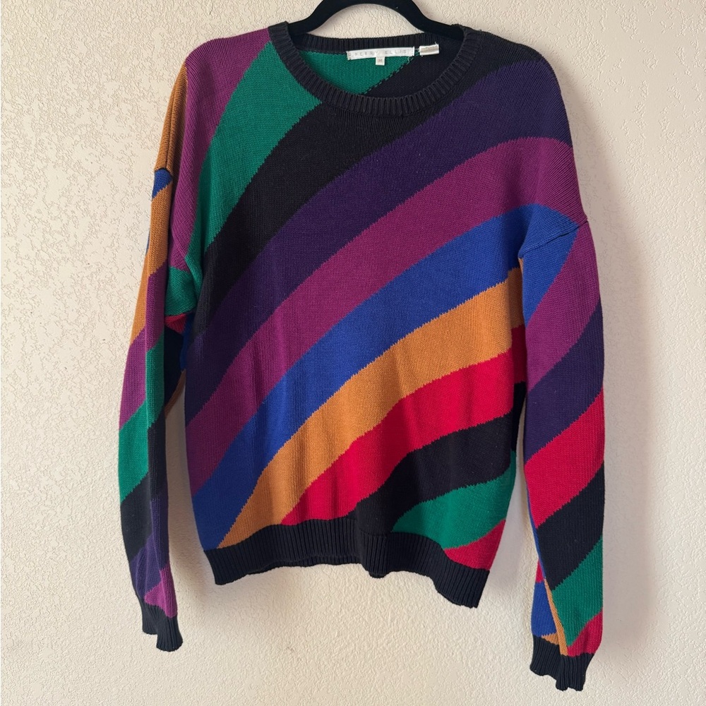 Vintage Perry Ellis Colorful Sweater